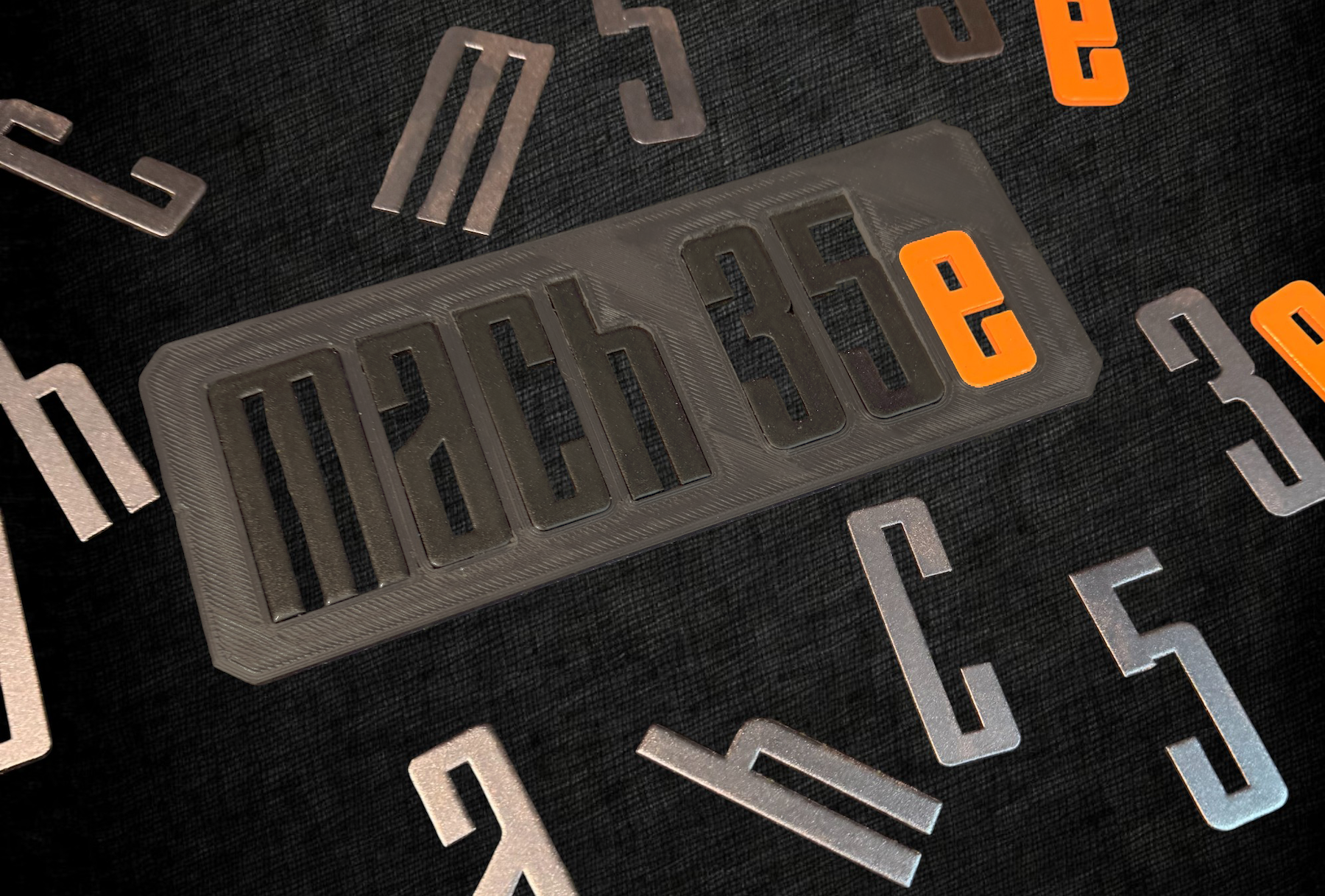 Lettering for Custom EV Truck